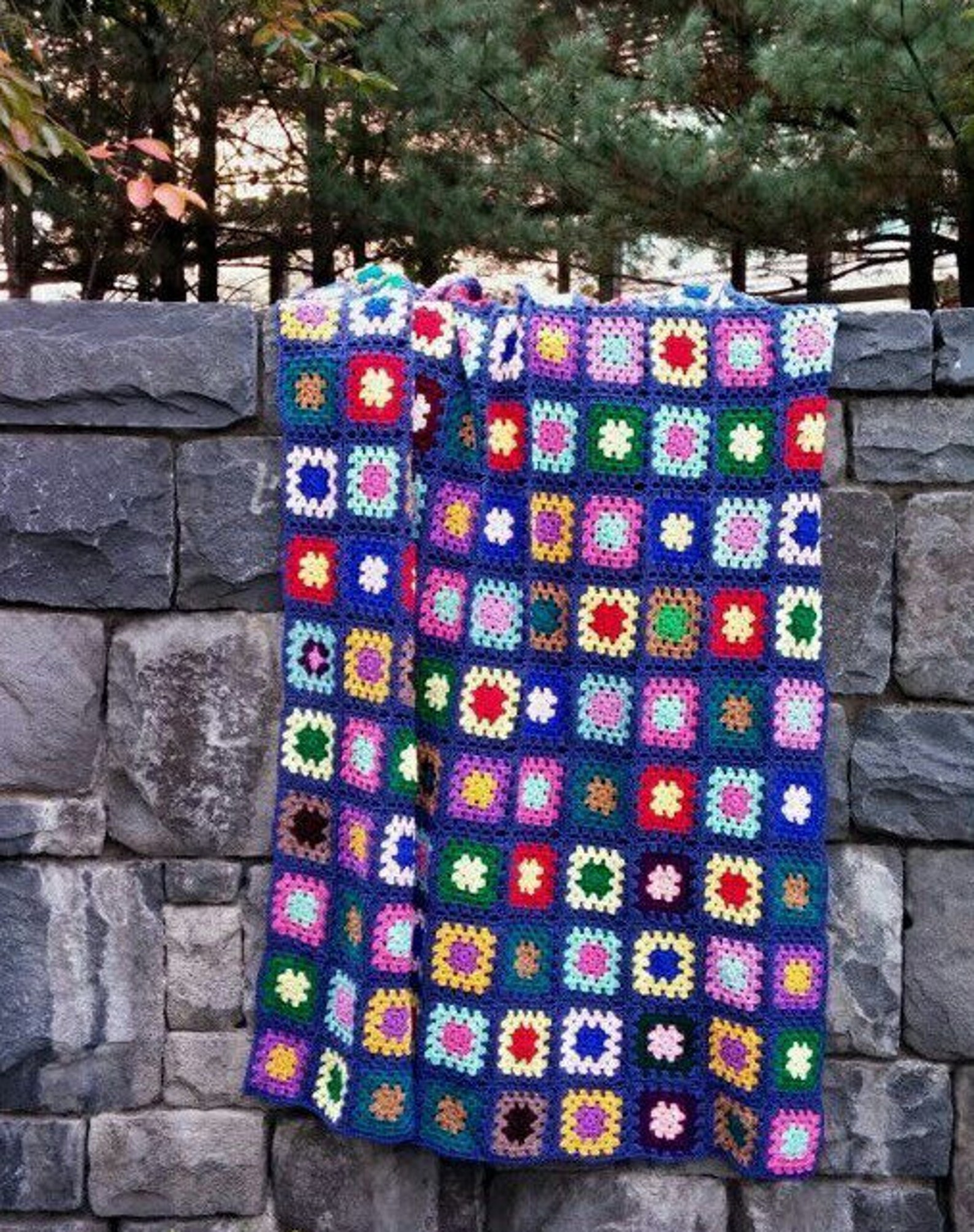 TambourCrochet blanket Large blanket handmade bedspread Etsy