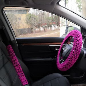 Car Steering Wheel Cover,Handmade Crochet Steering Wheel Cover For Women,Car Steering Wheel Cover,Cute Steering Wheel Cover,seat belt cover