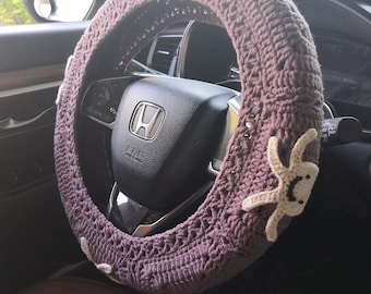 Steering Wheel Cover,Animal Steering Wheel,Crochet 3D Steering Wheel,Octopus Steering Wheel,Cute Steering Wheel Cover for Car,Christmas gift