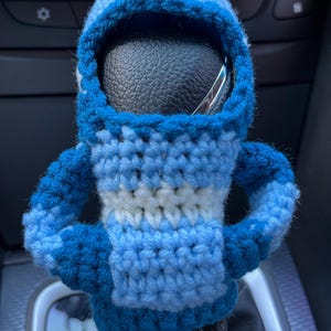 Crochet Car Gear Shifter Cover Hoodie, Gear Knob hoodie,Funny Gear Shifter Knob Cover,Gear Shifter Cover,Mini Hoodies For Car,Christmas Gift