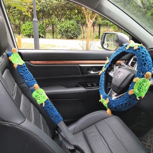  RUGLAMZHIP Car Seat Belt Covers, 4 Pcs Car Seat Belt