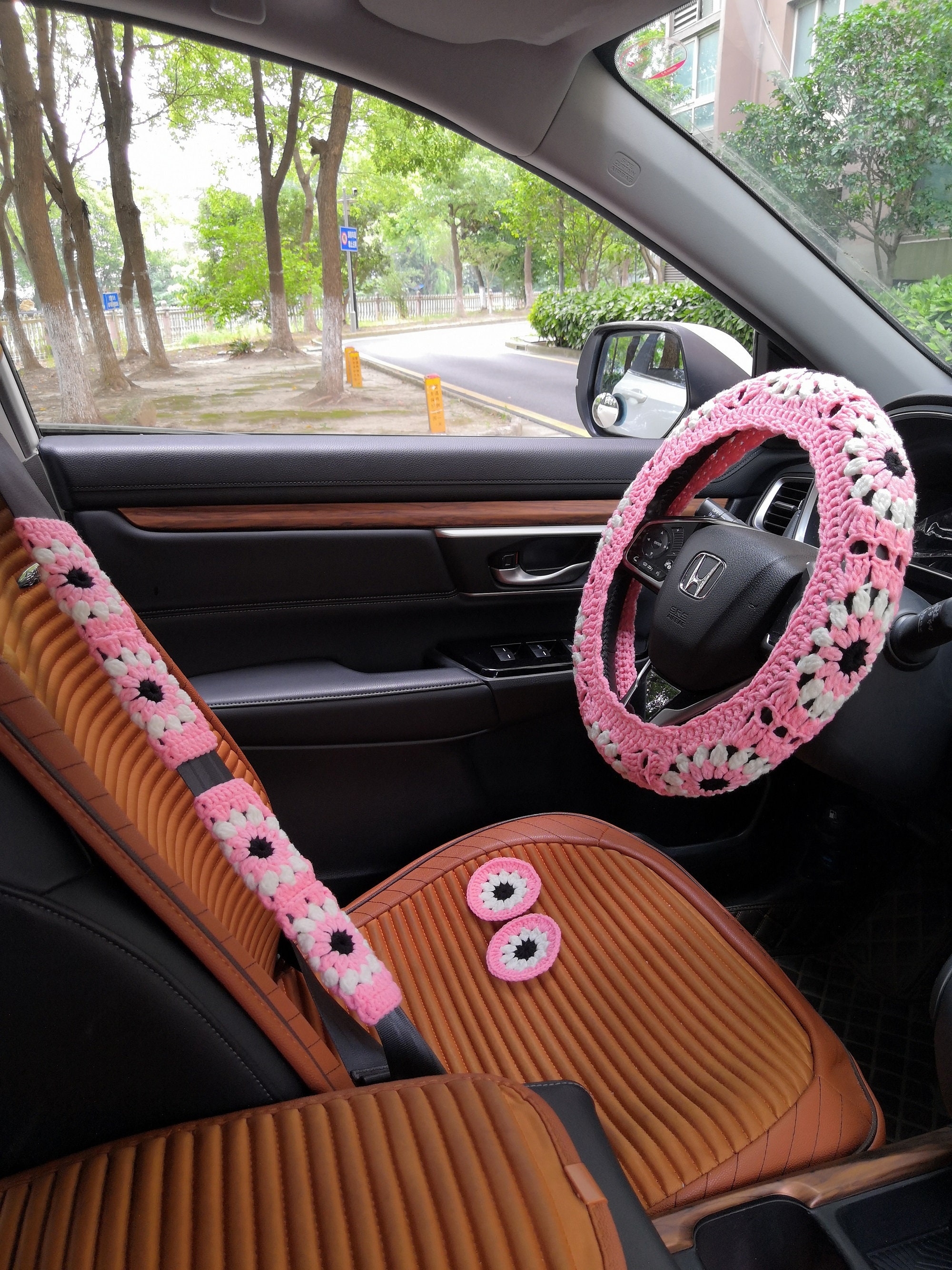 pink louis vuitton car accessories