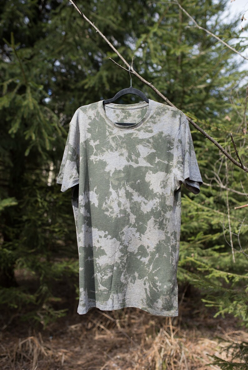 army green bleached shirt