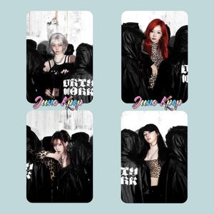 aespa &quot;Dirty Worker&quot; Theme Photocards / Karina / Giselle / Winter / Ningning / kpop merch / aespa Gift / Kpop Photocards / Kpop Merch Gift