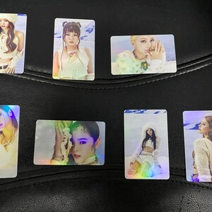 XG / Invierno sin ti / Wish Version/ XGALX / Kpop Photocards / Papel engrosado con reflejo láser / Chicas XG
