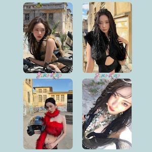 aespa &quot;Rich Man&quot; Theme Photocards / Karina / Giselle / Winter / Ningning / kpop merch / aespa Gift / Kpop Photocards / Kpop Merch Gift
