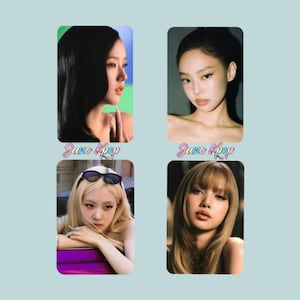 Blackpink Photocards Set / &quot;JUMP Concept &quot;/ KPop Photocard / Jisoo / Jennie / Rose / Lisa / Kpop Gift / Blackpink Come back / Kpop Merch