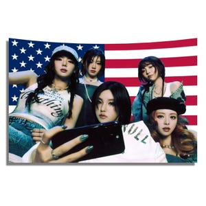 Itzy Kpop Flag Concert Banner / Kpop FanMade Merch / Gift Ideas for Kpop Lovers / Concert Tour Merch / Itzy Gifts / Kpop Wall Decor / Kpop