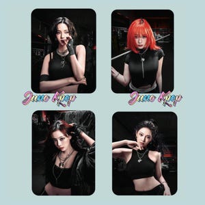 aespa &quot;Dirty Worker&quot; Theme Photocards / Karina / Giselle / Winter / Ningning / kpop merch / aespa KPOP Gift / Kpop Photocards / Kpop Merch
