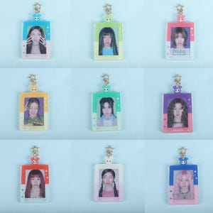 Twice Photocard Holders / Kpop TWICE Card Holders for Once /  Nayeon / Jeong yeon / Momo / Sana / Jihyo / Mina / Dahyun / Chaeyoung / Tzuyu