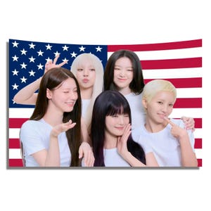 Bannière de concert drapeau Kpop I-dle / Produits fabriqués par les fans / Idées cadeaux pour les amateurs de Kpop / Produits dérivés de la tournée de concerts / Cadeau I-dle / Déco murale Kpop / Produits dérivés Kpop