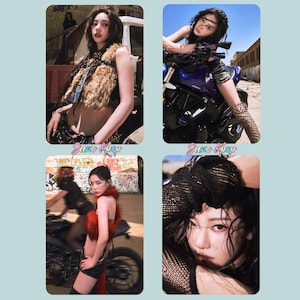aespa &quot;Rich Man&quot; Theme Photocards / Karina / Giselle / Winter / Ningning / kpop merch / aespa Gift / Kpop Photocards / Kpop Merch Gift