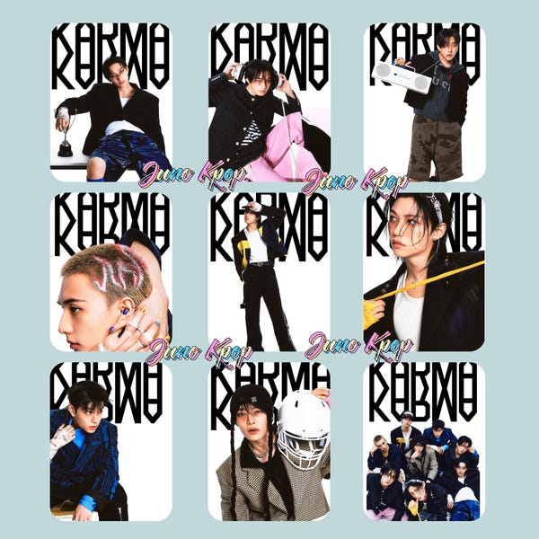 Stray Kids Photocards Karma Etsy