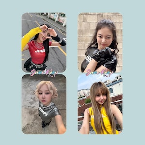 Blackpink Photocards Set / &quot;JUMP&quot; Concept / Blackpink / Jisoo / Jennie / Rose / Lisa / Kpop Gift / Blackpink Come back / Kpop Merch / Blink