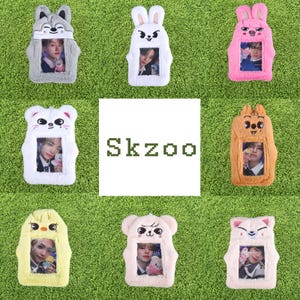 Skzoo Card Holders for Stay / SKZ Animal Plush Photocard Holders / Bang Chan / Lee Know / Changbin / Hyunjin / HAN / Felix / Seungmin / I.N