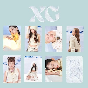 XG / Winter Without You / Wish Version/ XGALX / Kpop Photocards / Paper Thickened with Laser Reflection / XG girls