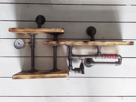 Industrial Steampunk Shelf Unit. Steampunk StuffI