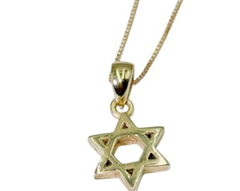 Star of David Necklace - GoldFilled Jewish Star - Magen David Jewelry - Israeli Jewelry Gift - Silver Star of David