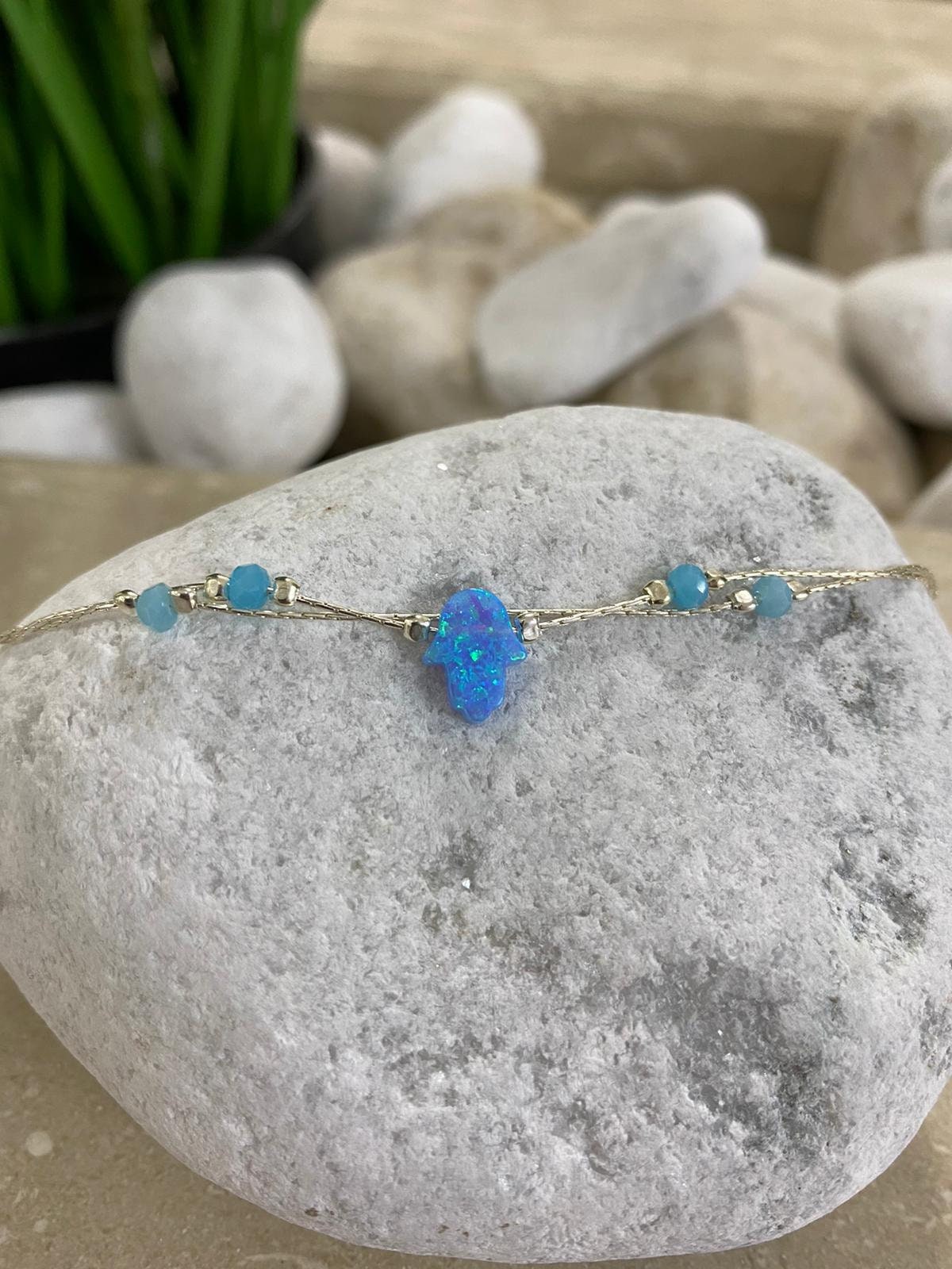 Hamsa and Star Opal Bracelets – Gifted LA