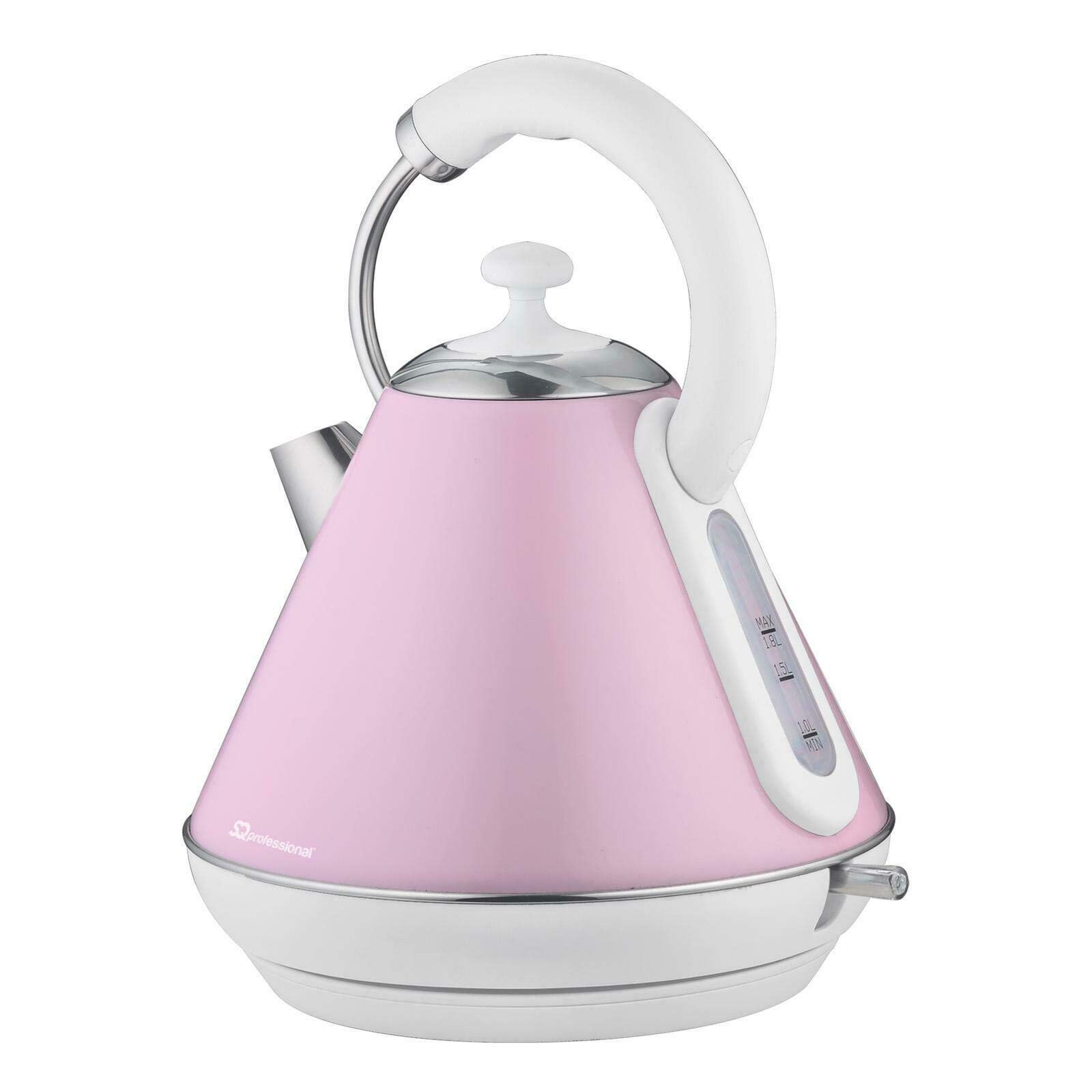 Electric Kettle Portable Pink Kettles Cordless Stainless Steel Etsy