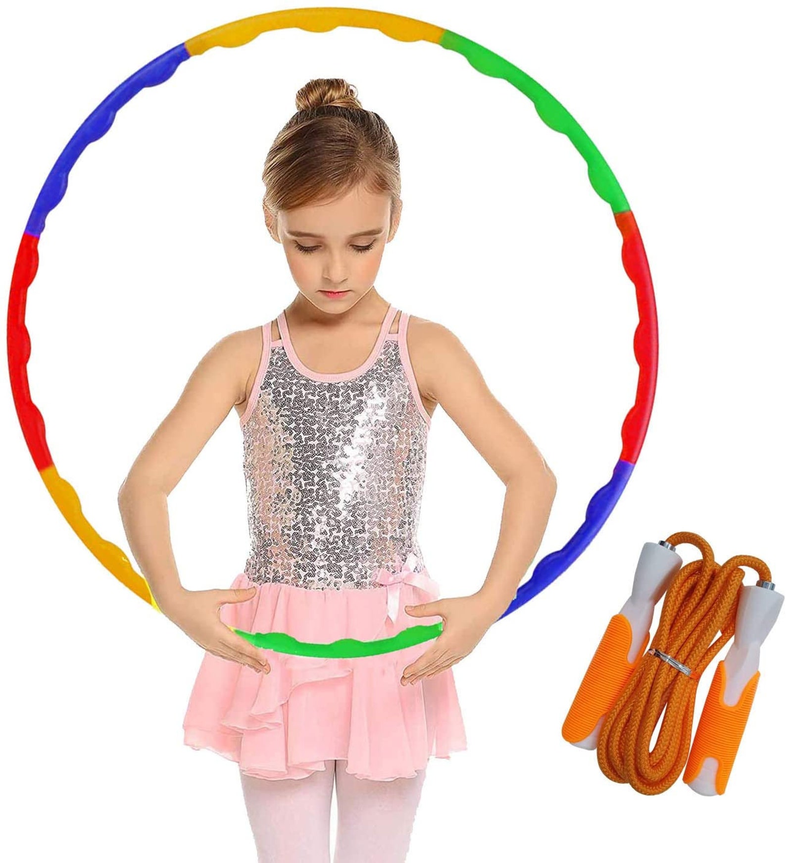 3x Hula Hoop Dividable Hula Hoops For Children Fun Fitness Etsy