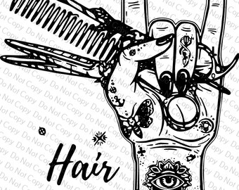 Stylist Shirt Hair Stylist Shirt Hair Dresser Iron On Love Hair Iron On Hair Salon Iron Scissor Iron On Hair Iron On Stylist Iron On
