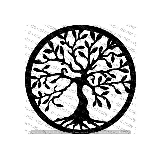 Download Tree Of Life Svg File Cricut Design Space Silhouette Vinyl Etsy