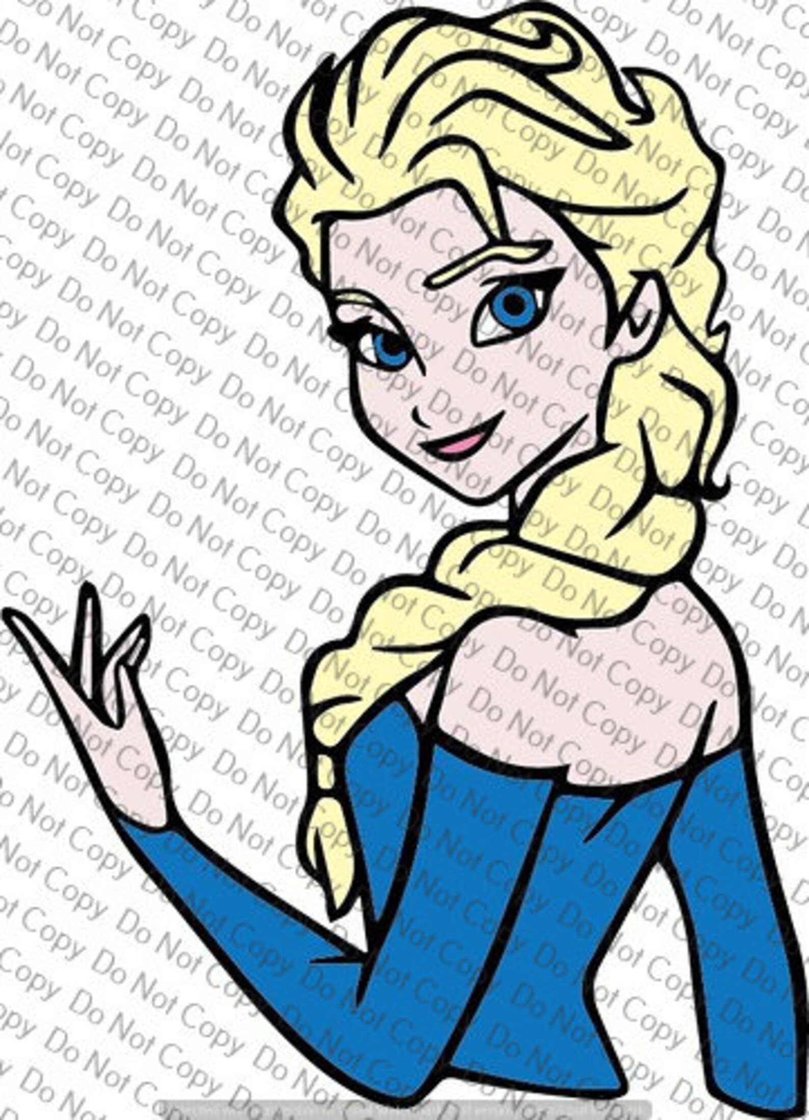 Elsa Head Coloring Page Svg File For Cricut | The Best Porn Website