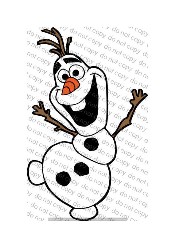 Download Disneys Frozen Olaf Svg File Cricut Design Space Silhouette Etsy