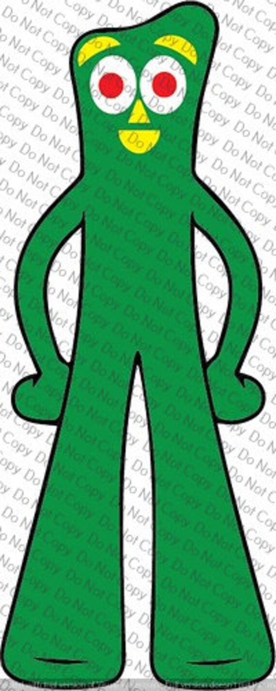 Download Gumby Svg File Cricut Design Space Silhouette Vinyl Iron On Etsy