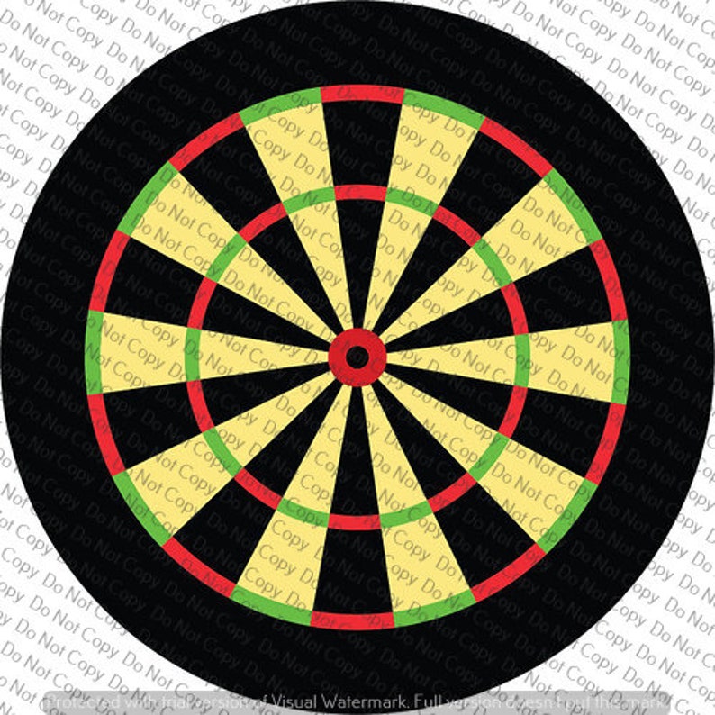 Download Dartboard Dart Board Svg File Cricut Design Space Silhouette Etsy
