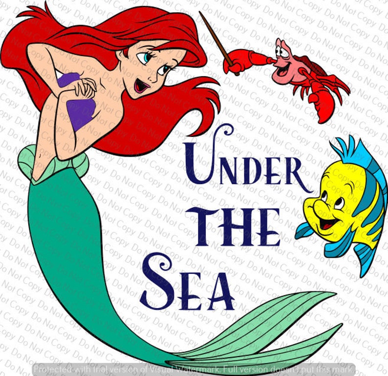 Free Free 206 Cricut Ariel Little Mermaid Svg SVG PNG EPS DXF File