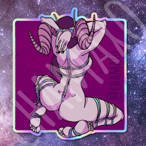 Adesivo holográfico She Shibari