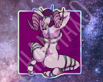 Adesivo olografico She Shibari