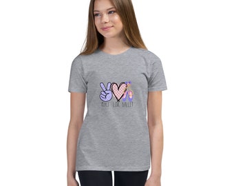 Peace, Love, Ballet Child's Short Sleeve T-Shirt