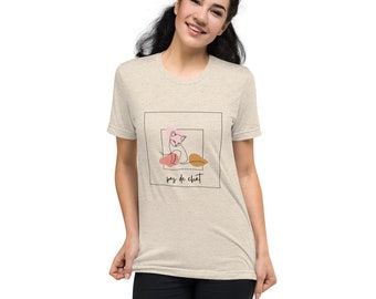 Pas de Chat T-Shirt: Ballet Cat Graphic Tee