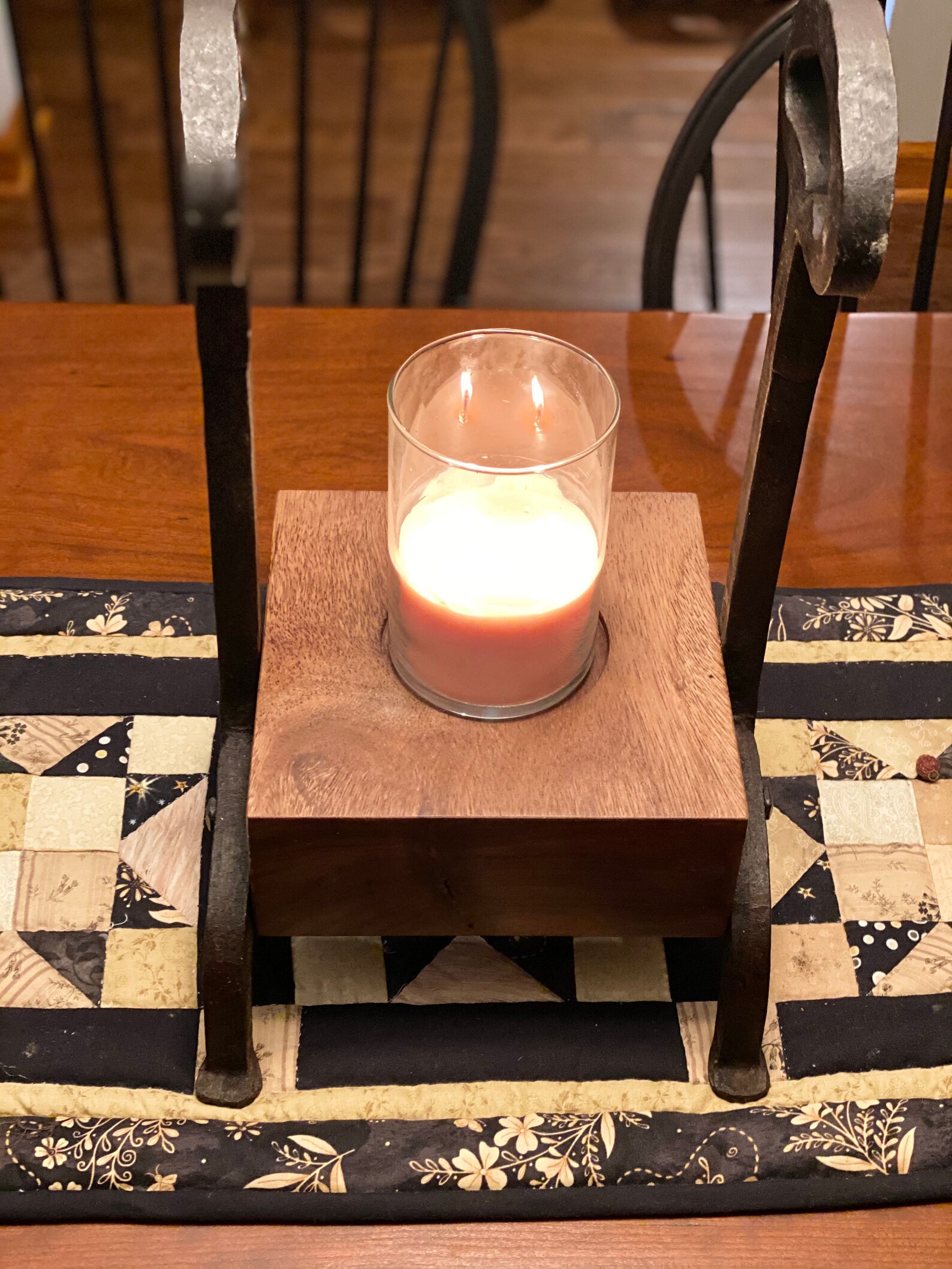 Portavelas Chimenea rústica mesa de la granja encimera | Etsy