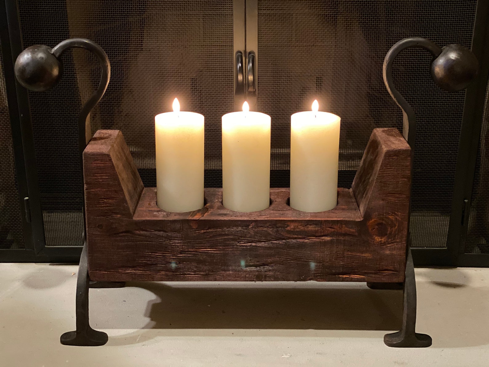 Cannonball Styledunique Design Fireplace Rustic Farmhouse Etsy