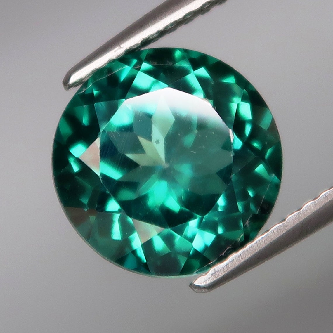 1.03cts Natural Teal Topaz 6 Mm Rd Blue Green Eye Clean Etsy