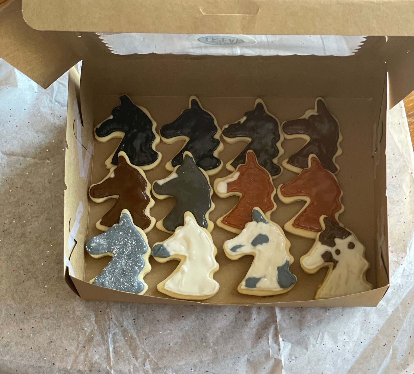 Custom made horse cookies Etsy