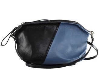 Bolso de mujer. Bolso hecho a mano. Bolso pequeño de cuero. Bolso bandolera. Bolso divertido de piel.Bolso para todas las ocaciones.