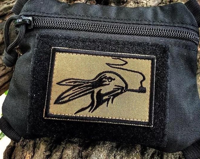 Smoking Rabbit Patch - Etsy