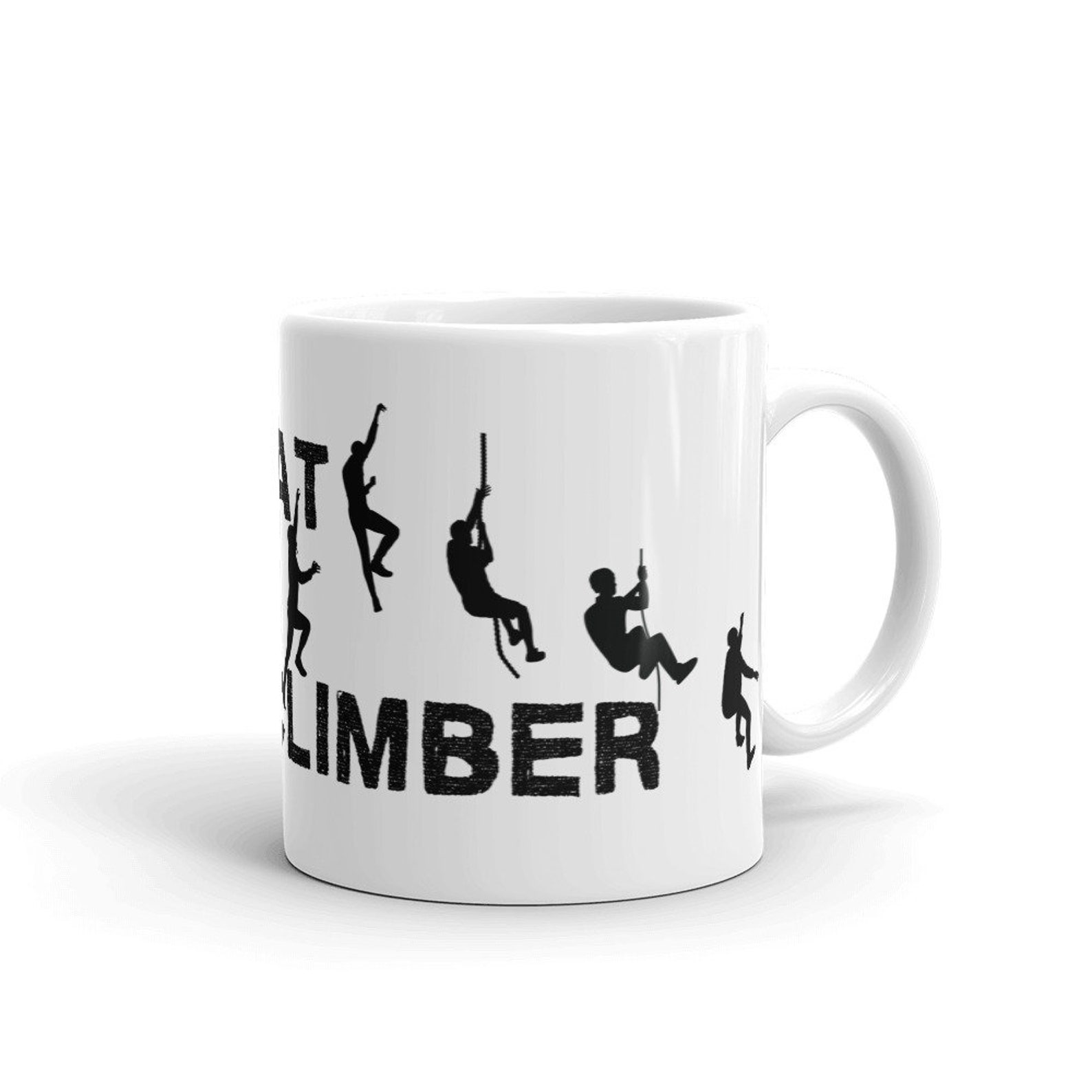 Rock climbing Mug wrap around climbing mug Rock climbing Etsy