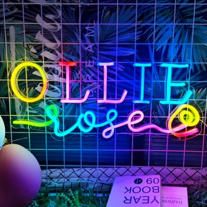 Neon Sign Custom Wall Decor, Custom Led Sign Wall Art, Custom Led Sign Wedding Decor, Led Neon Sign Personalized Gifts