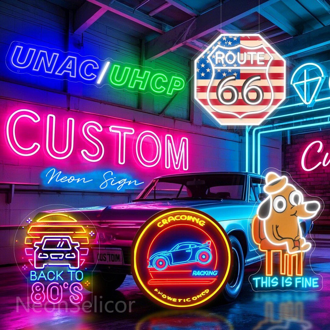 Custom Led Neon Sign, Personalized LED Sign Wall Art, Home Decor ...