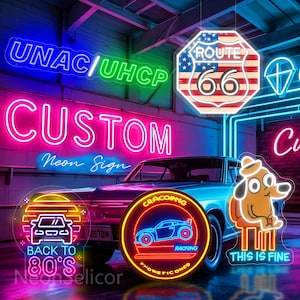 Custom Led Sign, Neon Sign Personalized Logo Sign, Wall Art, Home Decor, Business Sign, Coffee Bar Decor, Game Room Decor, Custom Logo Sign