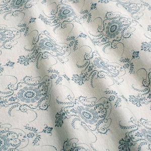 Water-repellent tablecloth . Cottagecore decor. Table setting.This effect retains spilled liquids on the surface. Home decor