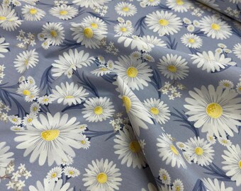 Handmade Tablecloth featuring Charming Daisies Whimsical Daisy Tablecloth for Spring Entertaining