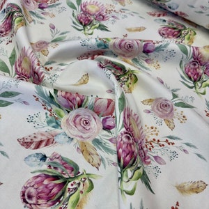 Floral tablecloth. Waterproof tablecloth. Cottagecore decor.This effect retains liquids on the surface. Outdoor tablecloth.Custom tablecloth