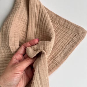 Set of 2 Muslin Kitchen Towels – 100% Cotton Gauze, Soft & Absorbent Dish Towels, Eco-Friendly Kitchen Decor, Handmade Gift